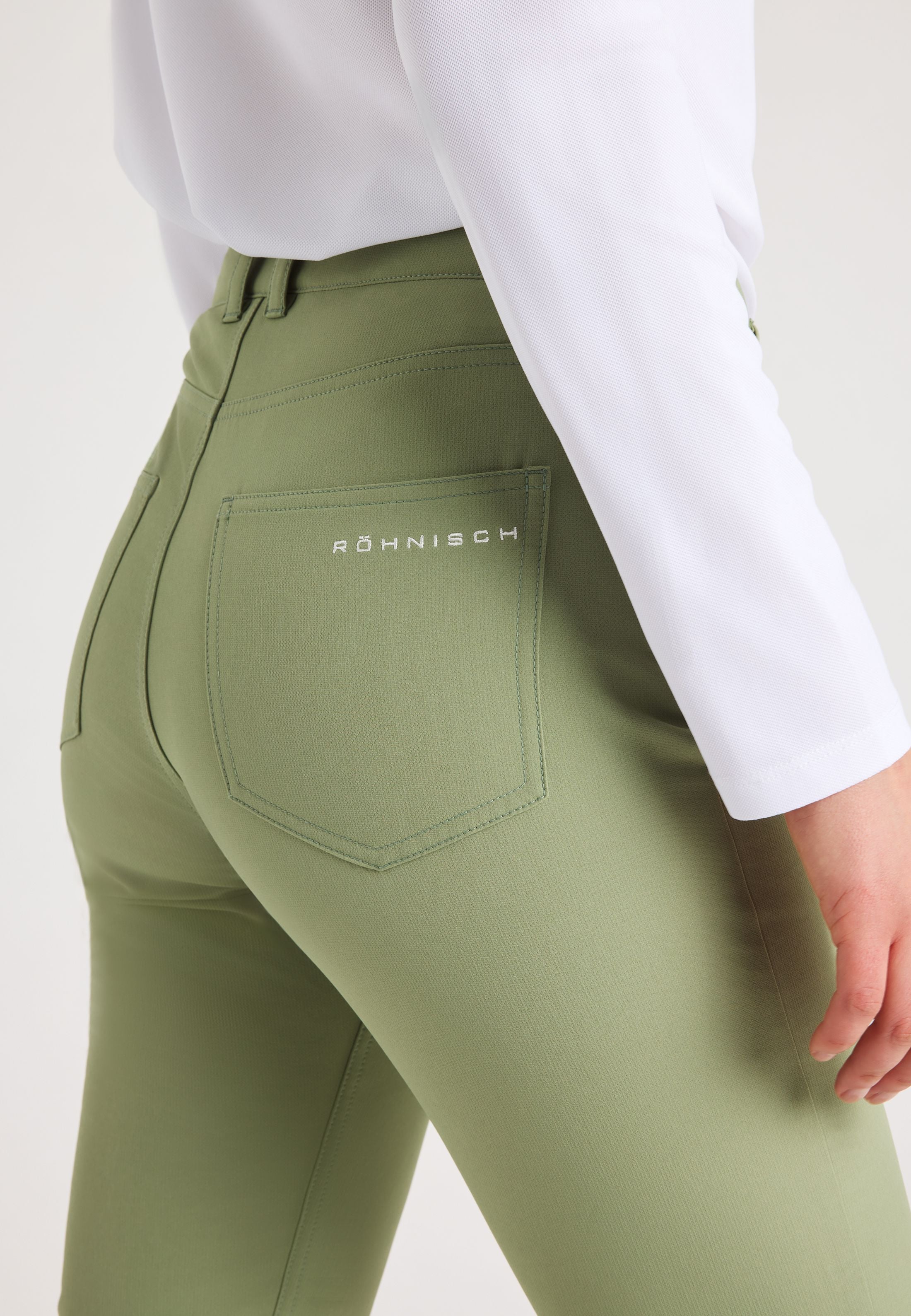 Röhnisch Pantalon chaud Chie sage green