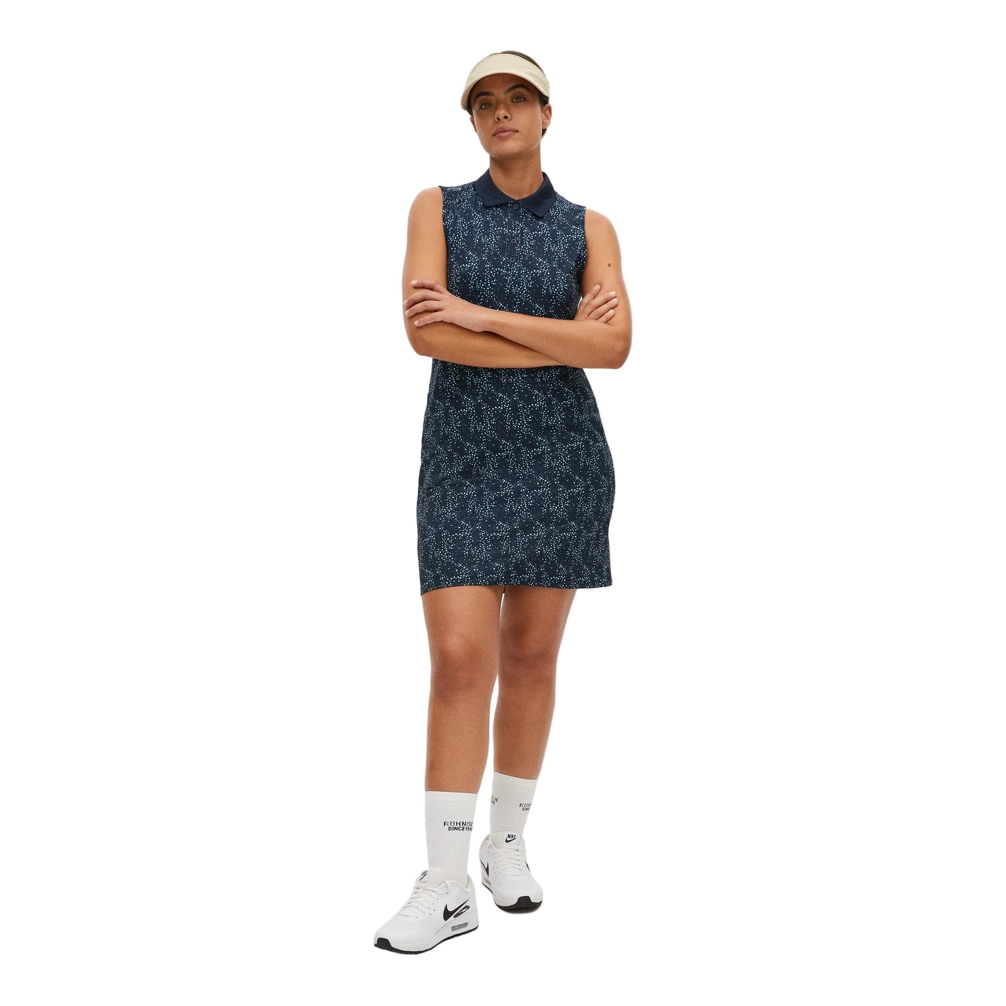Rohnisch robe Rumi Dress Navy Space dot