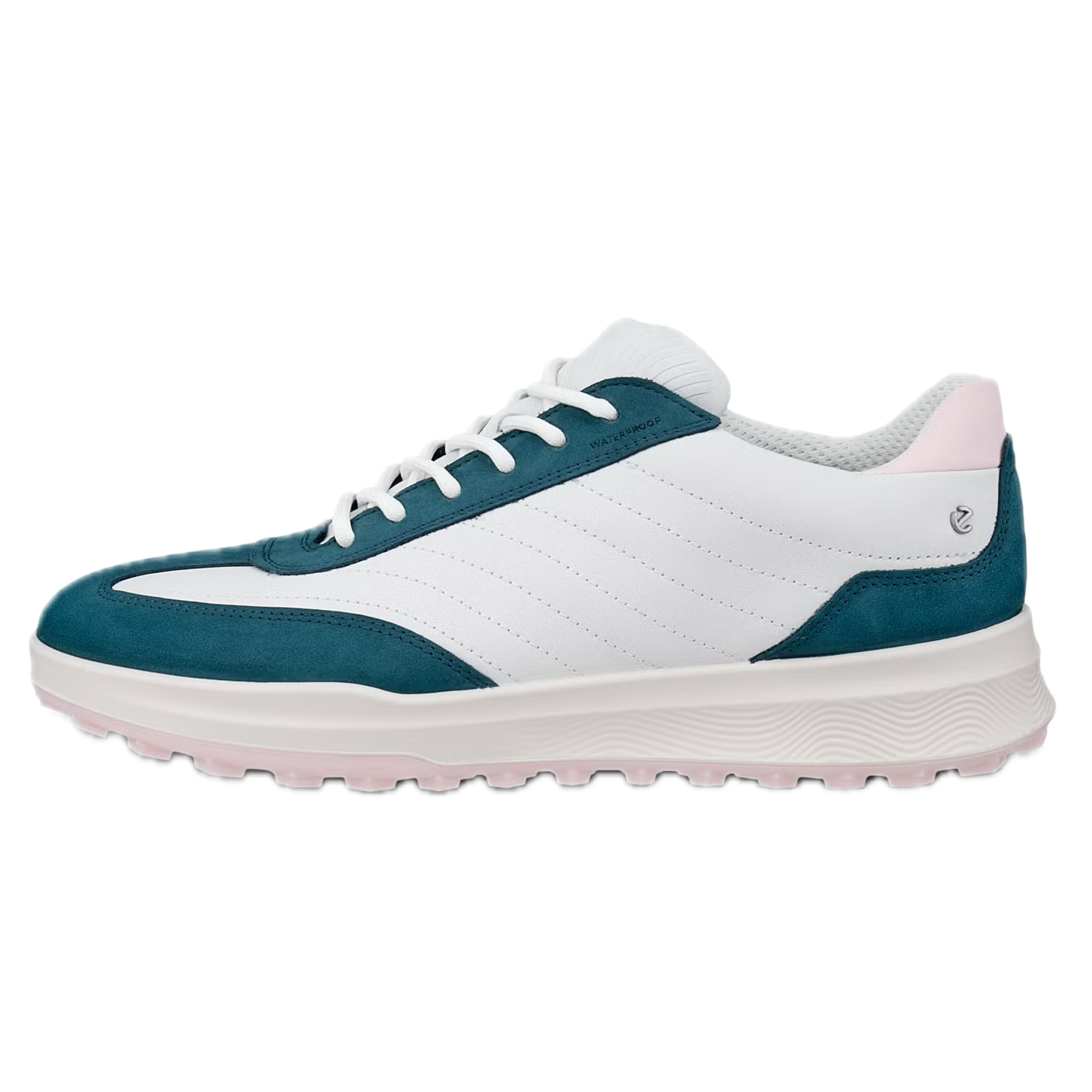 ECCO Chaussures de Golf Femme Street Vibe Blanc / Bleu foncée / Lila pâle - GolfCenter.fr