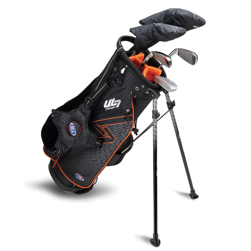 U.S. Kids Golf Pack 5 clubs UL7-51 (130-137 cm) Noir / Orange