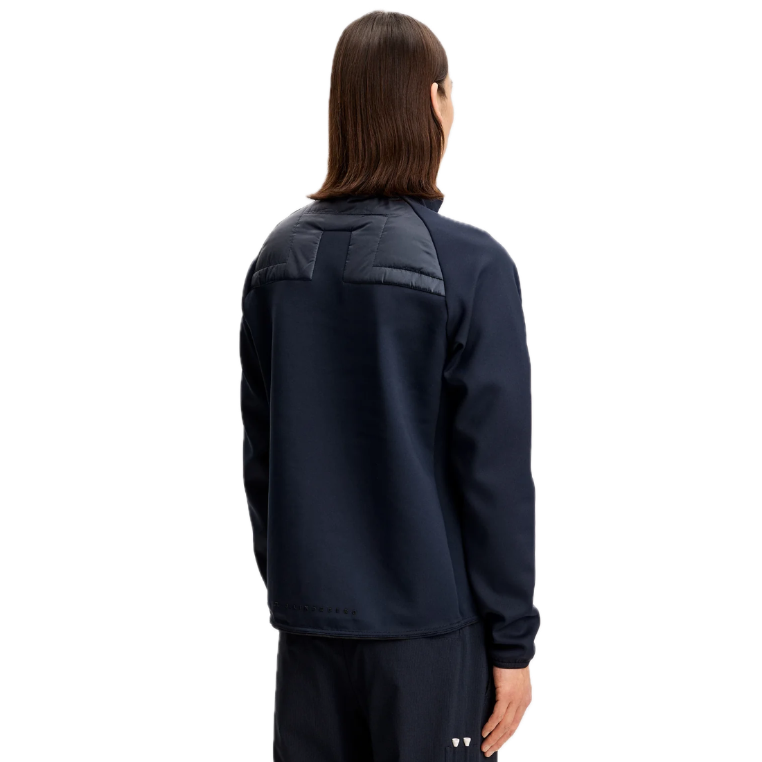 J.Lindeberg Veste Heyden Quilt Hybrid Jacket Bleu Marine - GolfCenter.fr