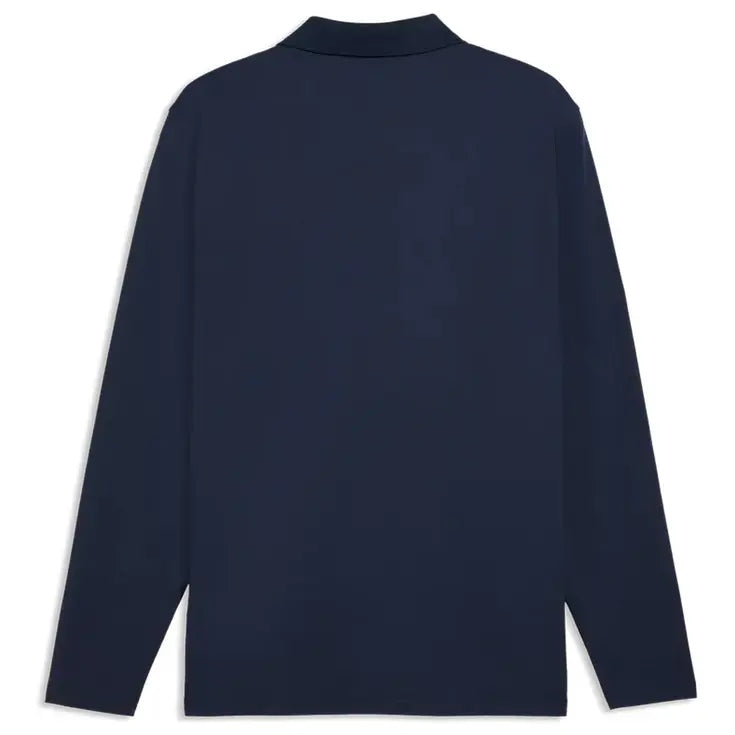 Puma Golf Polo CLOUDSPUN Midweight manches longues Bleu Marine