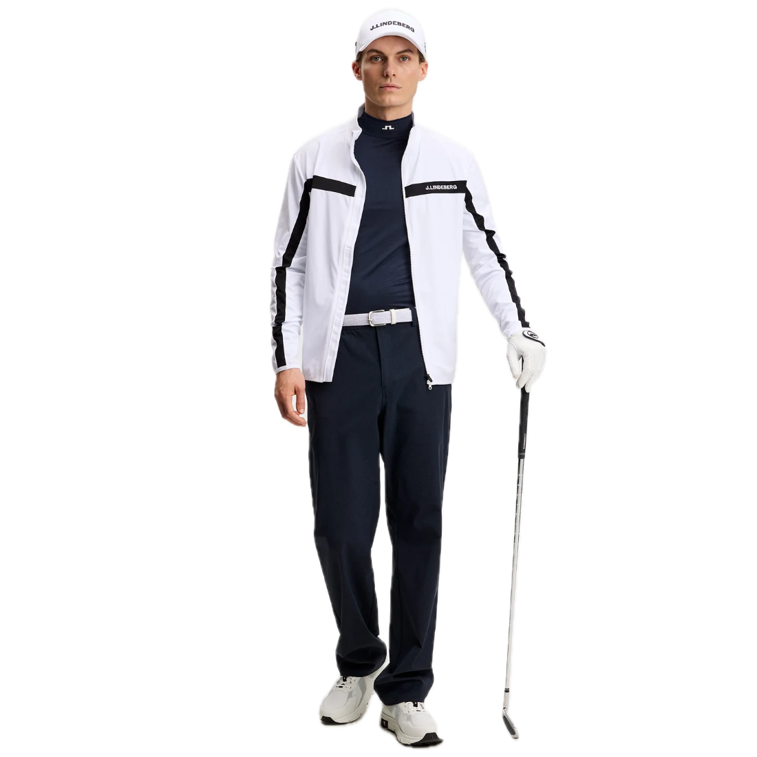 J.Lindeberg Top de Compression Ello Bleu Marine - GolfCenter.fr