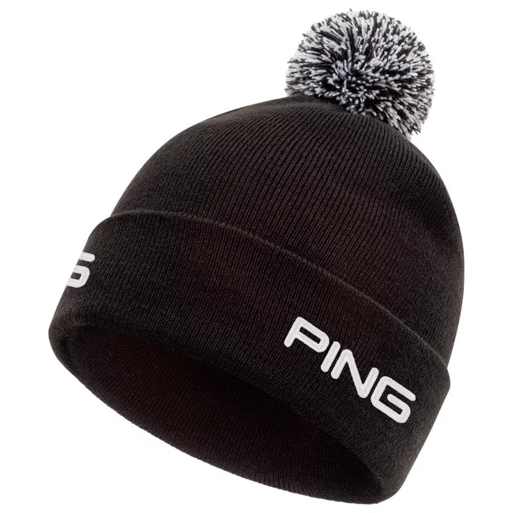 Ping Bonnet Pompom Noir