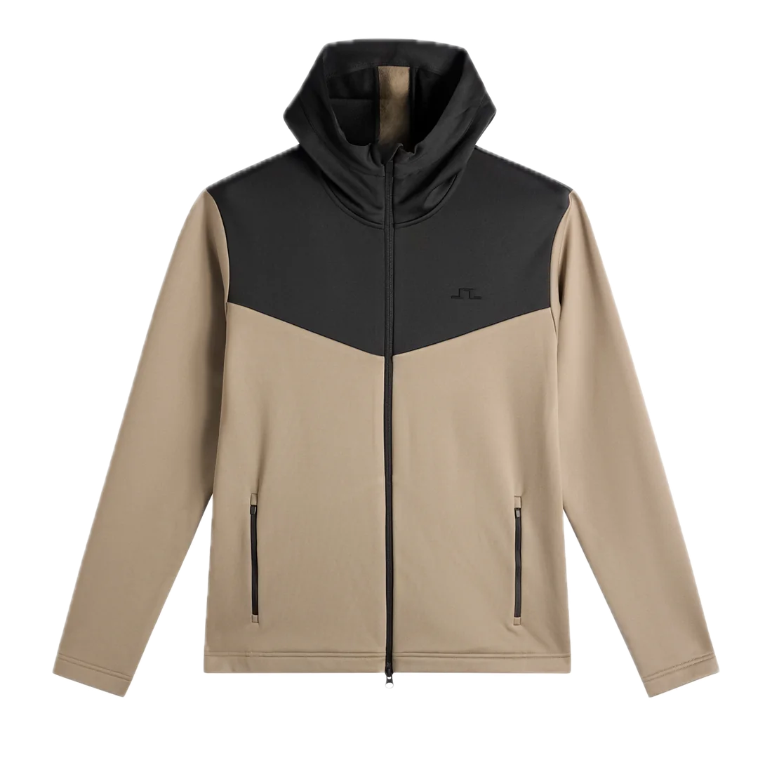 J.Lindeberg Sweat Maclean Zip Hood Brindle - GolfCenter.fr