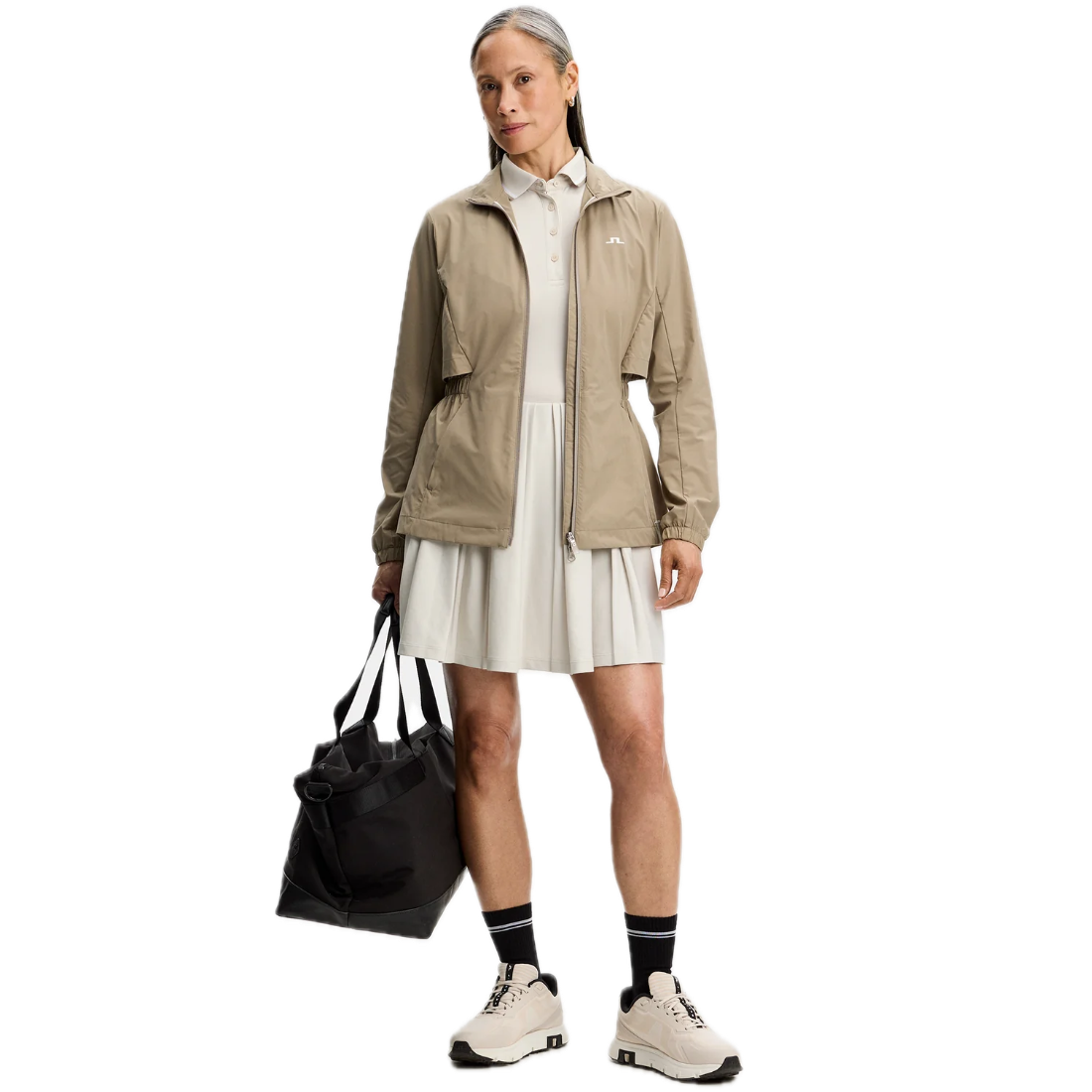 J.Lindeberg Veste Ellie Motion Shell Brindle - GolfCenter.fr