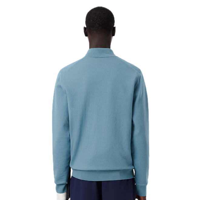 Lacoste Pull quart-zip Golf coupe-vent Bleu Gris