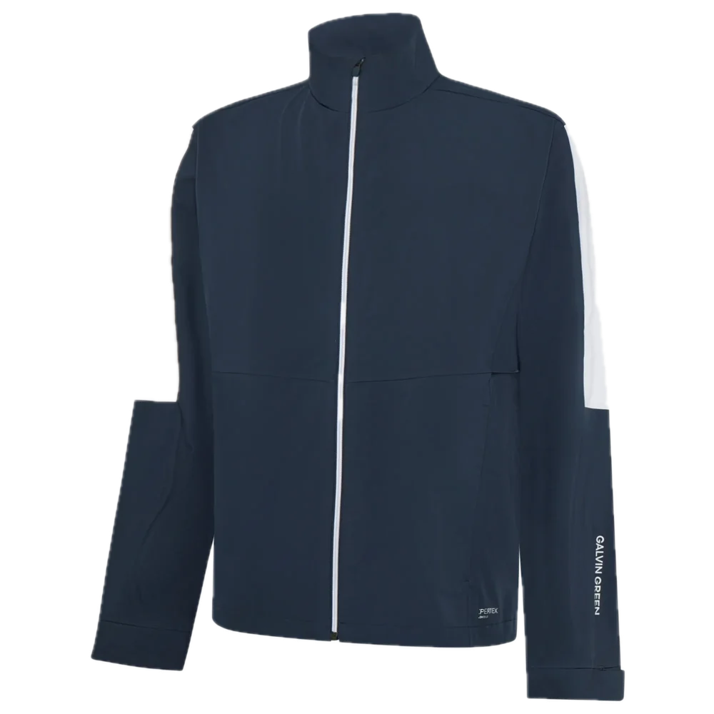 Galvin Green Veste de Pluie Arlo Marine / Blanc - GolfCenter.fr