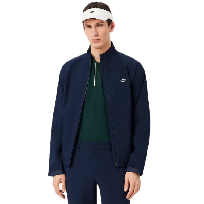 Lacoste Veste de pluie Golf stretch imperméable Bleu Marine