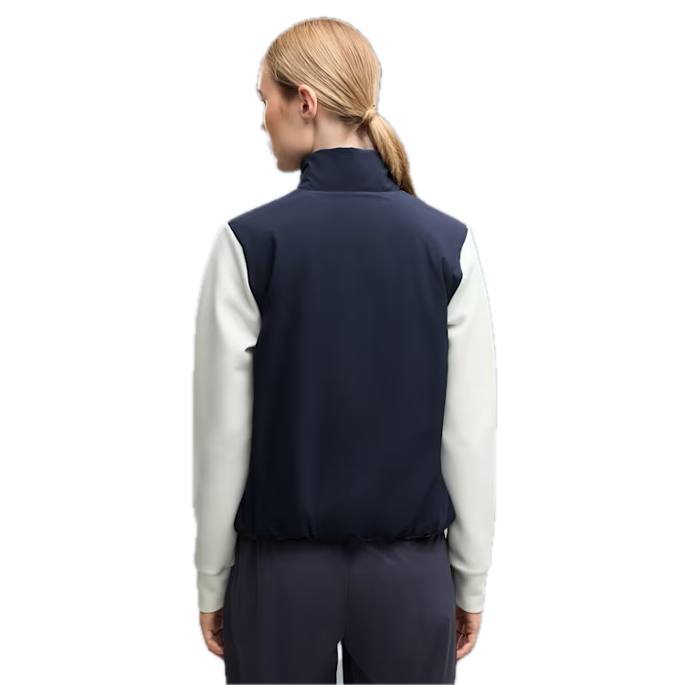 Puma Veste CLOUDSPUN Fleece Hybrid Femme Bleu Marine / Blanc Cassé