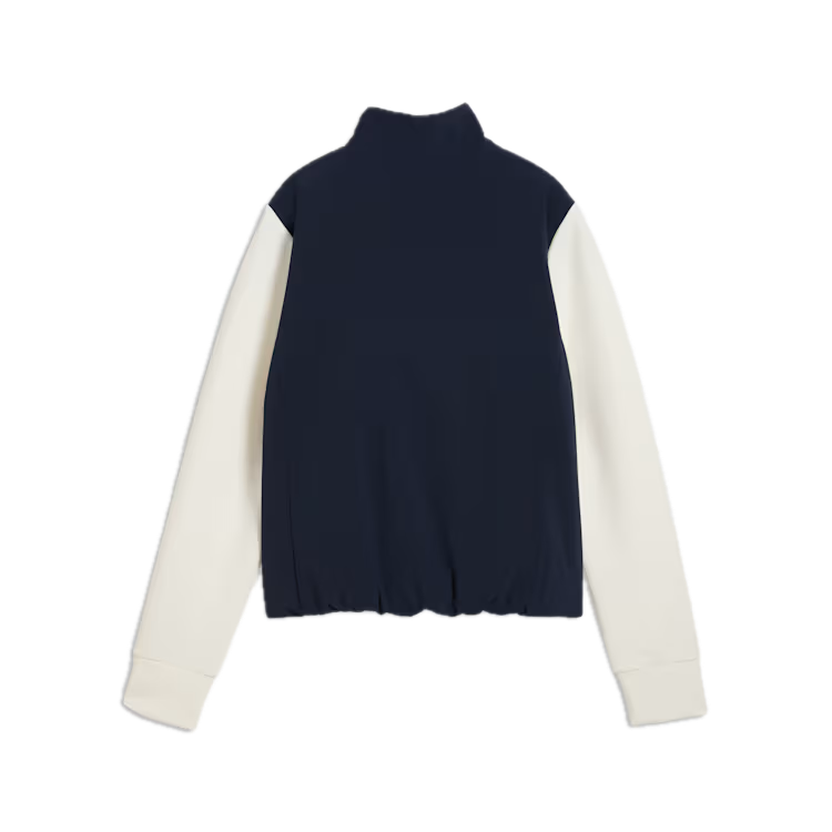 Puma Veste CLOUDSPUN Fleece Hybrid Femme Bleu Marine / Blanc Cassé