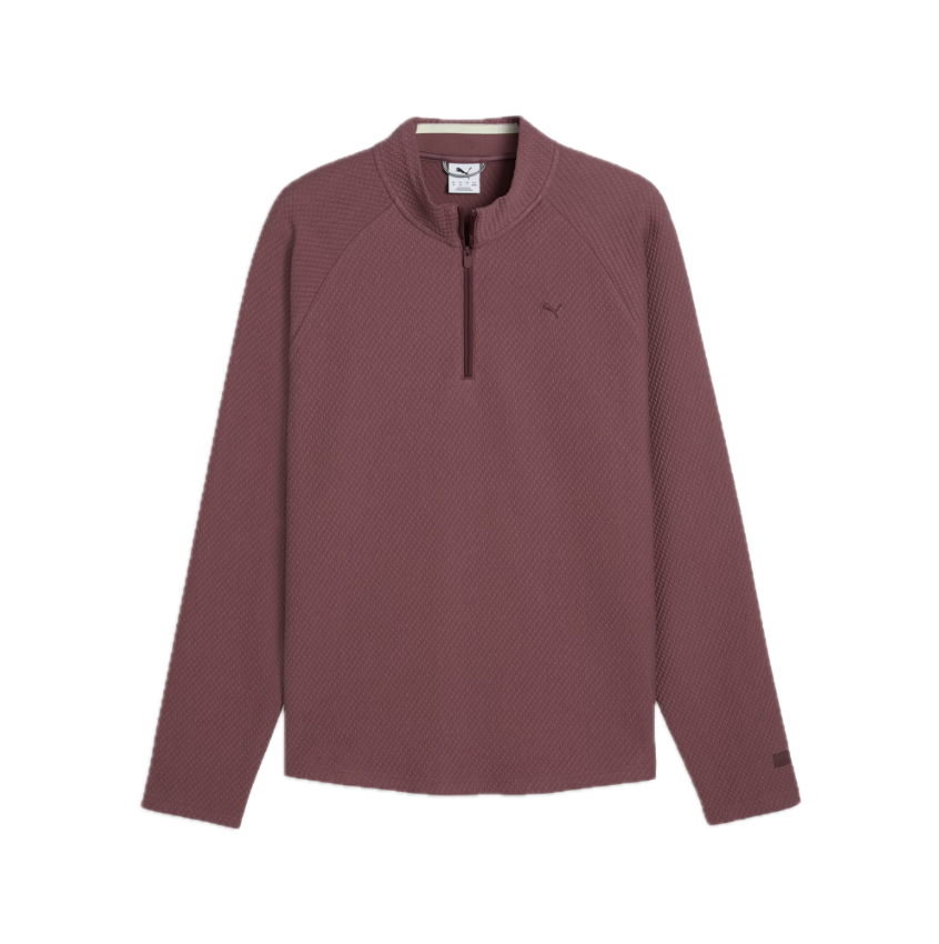 Puma Golf Pull 1/4 Zip Boulder 2.0 Marron Cacao