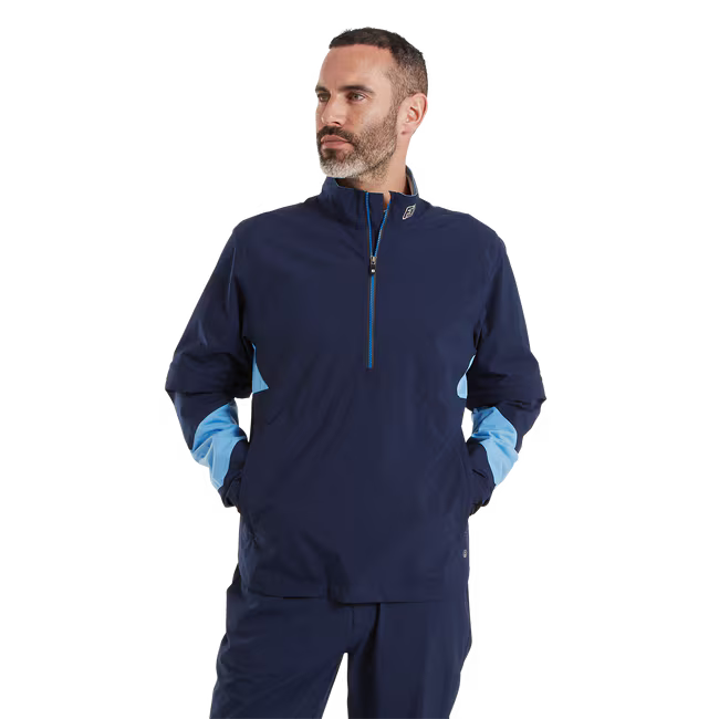 FootJoy Veste déperlante HydroLite X Bleu Marine / Bleu