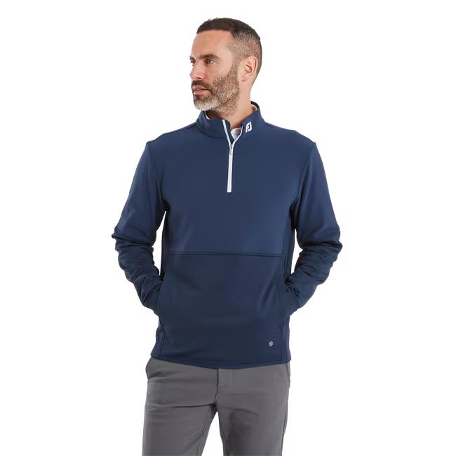 FootJoy Pullover Hybride ThermoSeries Marine - GolfCenter.fr