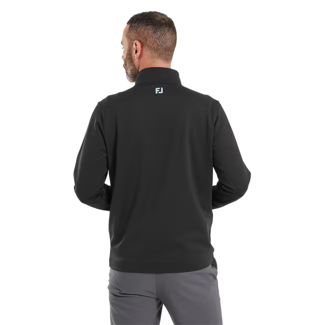FootJoy Pullover Texturé ThermoSeries Noir - GolfCenter.fr