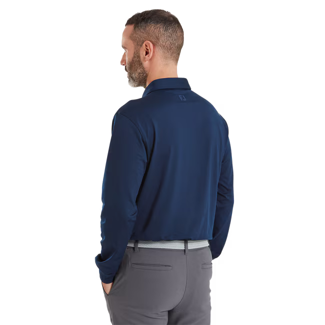 FootJoy Polo manches longues ThermoSeries Marine - GolfCenter.fr