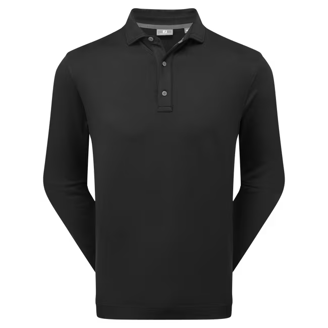 FootJoy Polo manches longues ThermoSeries Noir - GolfCenter.fr