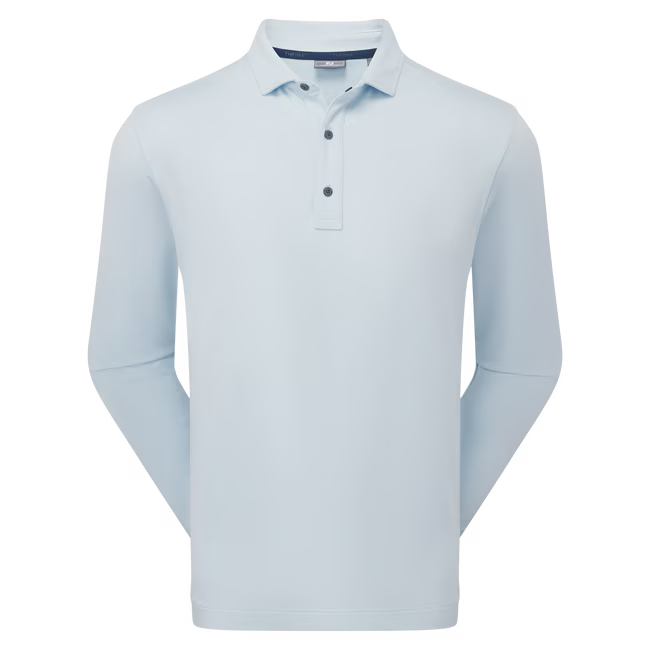 FootJoy Polo manches longues ThermoSeries Gris Brume - GolfCenter.fr