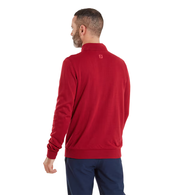 FootJoy Pullover drirelease 1/4 Zip Rouge - GolfCenter.fr