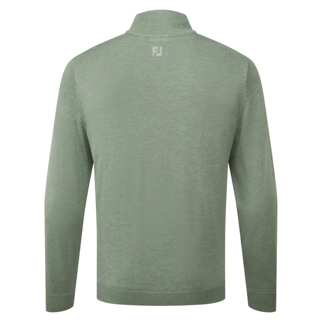 FootJoy Pullover drirelease 1/4 Zip Gris Lichen Chiné - GolfCenter.fr