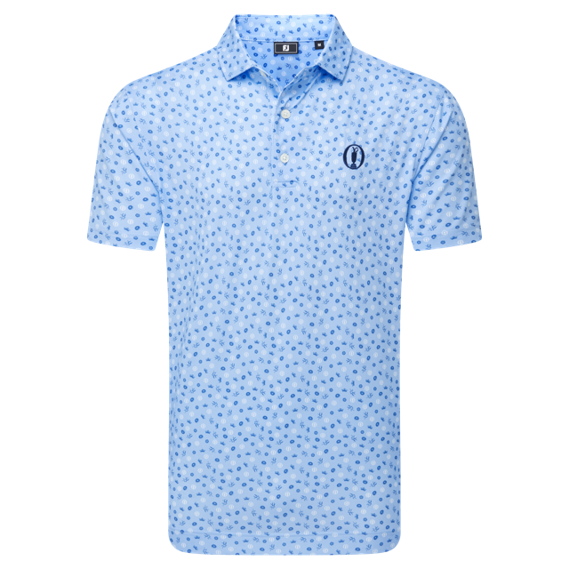 FootJoy Polo The Open 154th Héritage Bleu Ciel