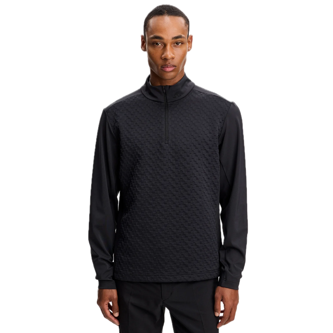 J.Lindeberg Mi-couche Lassy Noir - GolfCenter.fr