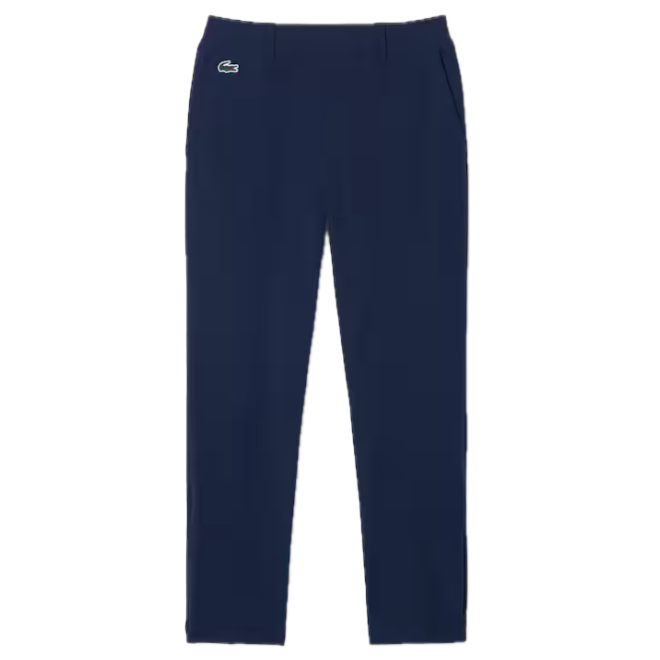 Lacoste Pantalon Golf Chaud extensible en twill Bleu Nuit