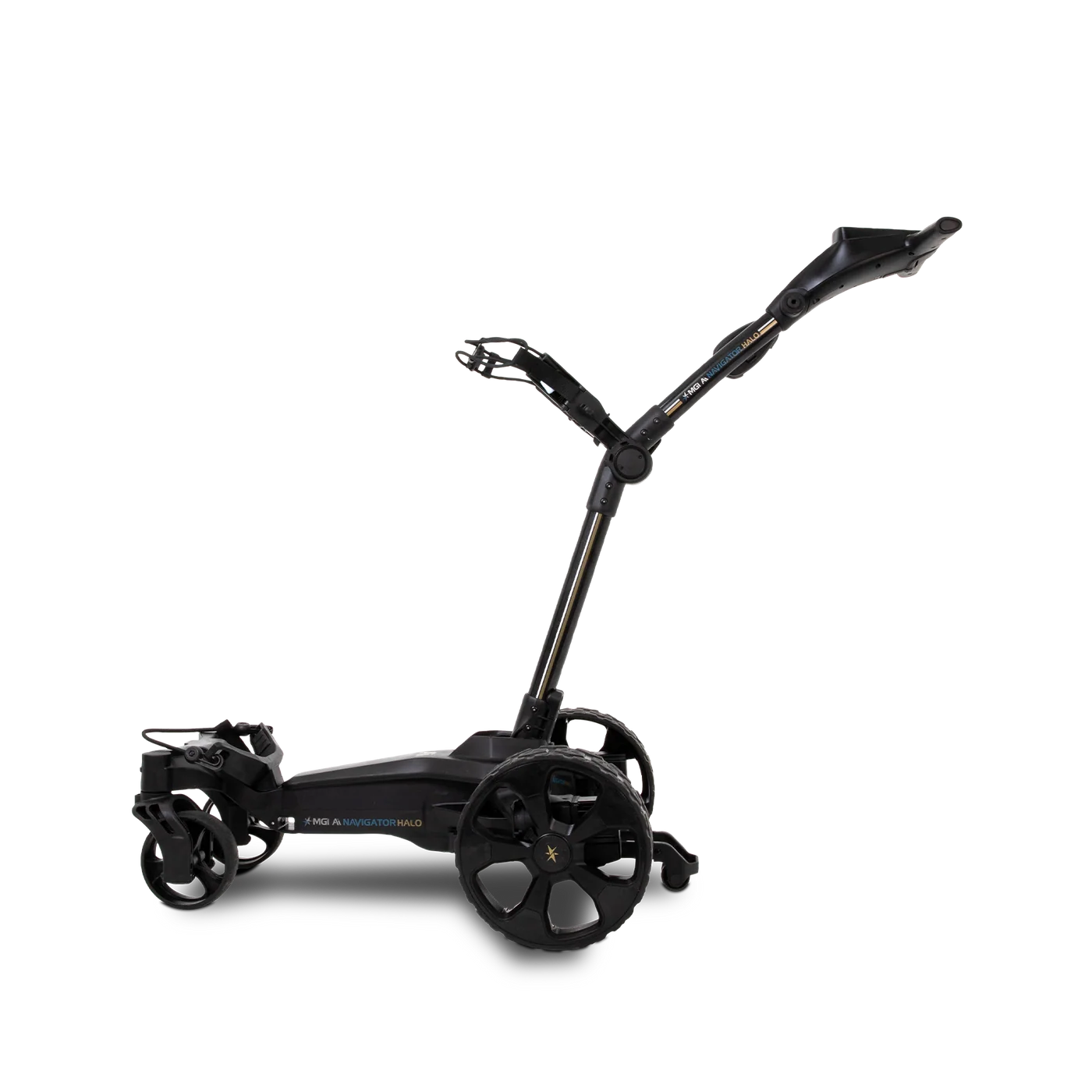 MGI Chariot Électrique Ai Navigator Halo (chariot suiveur et télécommandé) - GolfCenter.fr