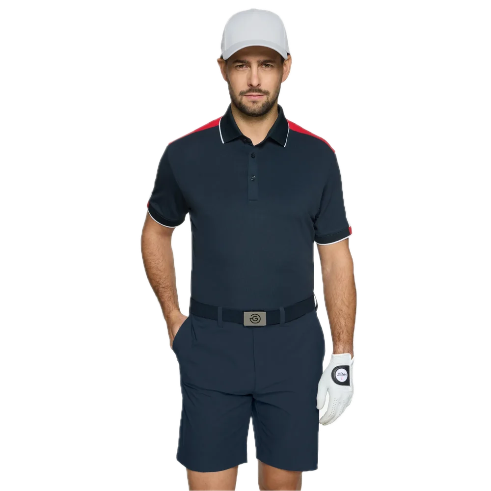 Galvin Green Polo Mulligan Marine / Rouge / Blanc - GolfCenter.fr