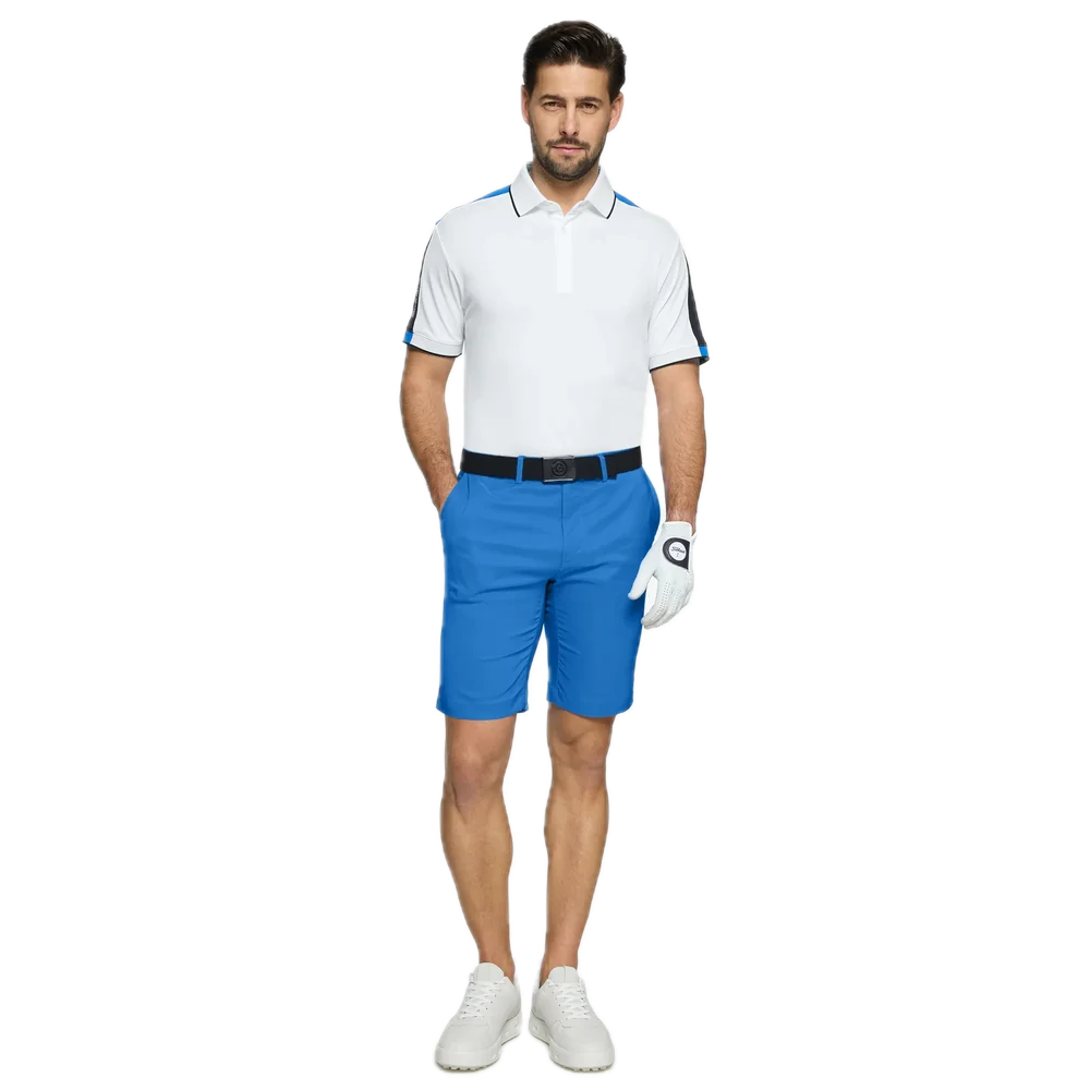 Galvin Green Polo Mulligan Bleu Royal / Blanc / Noir - GolfCenter.fr