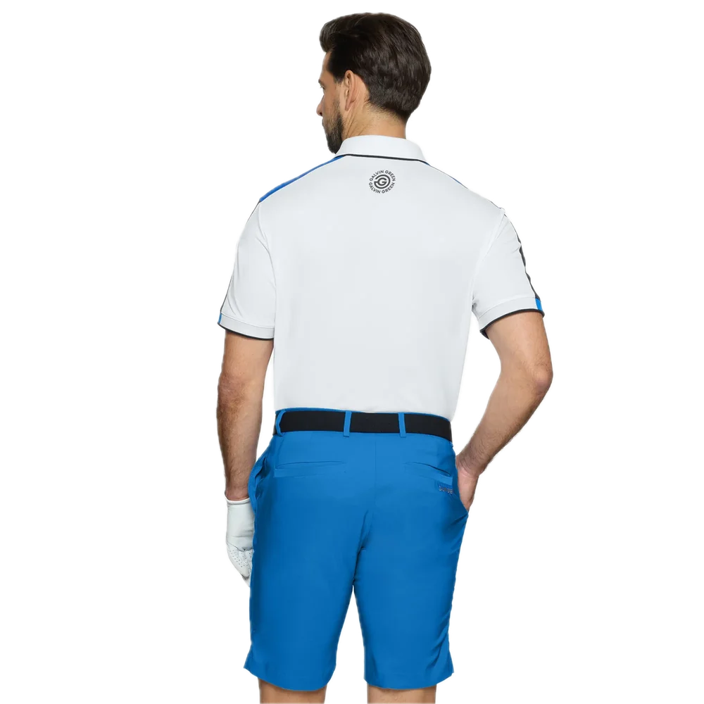 Galvin Green Polo Mulligan Bleu Royal / Blanc / Noir - GolfCenter.fr