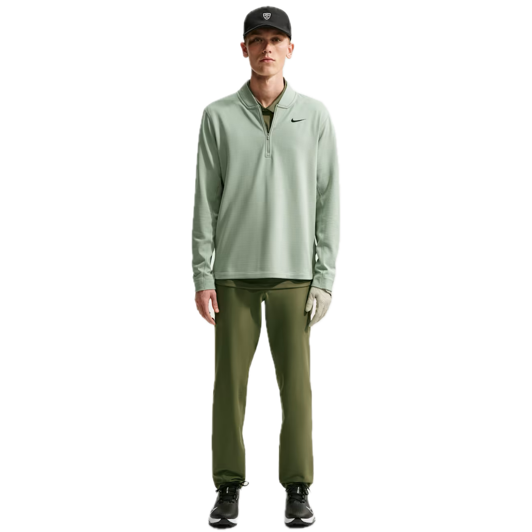 Nike Haut Demi-Zip Velocity Therma-FIT Vert Jade