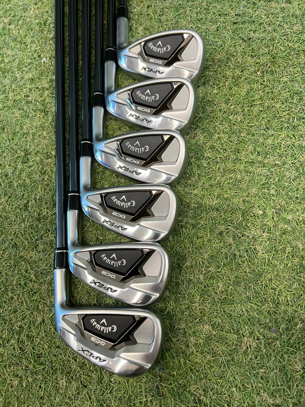 Callaway Série de Fers occasion APEX DCB 21 shaft UST Recoil DART 65 - GolfCenter.fr