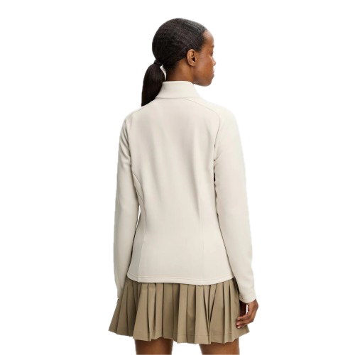 J.Lindeberg Mid-Layer Selena Quarter Zip Moonbeam - GolfCenter.fr