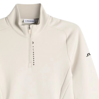 J.Lindeberg Mid-Layer Selena Quarter Zip Moonbeam - GolfCenter.fr