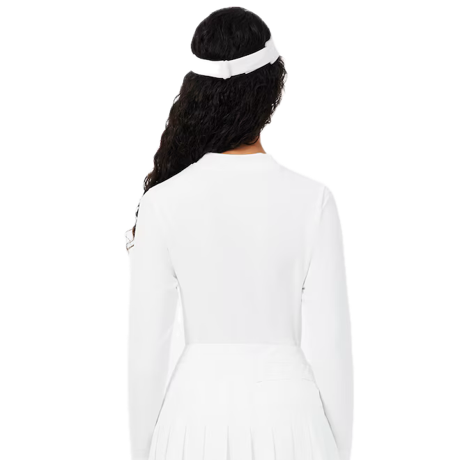 Lacoste Sous-couche Golf Ultra Dry stretch Femme Blanc