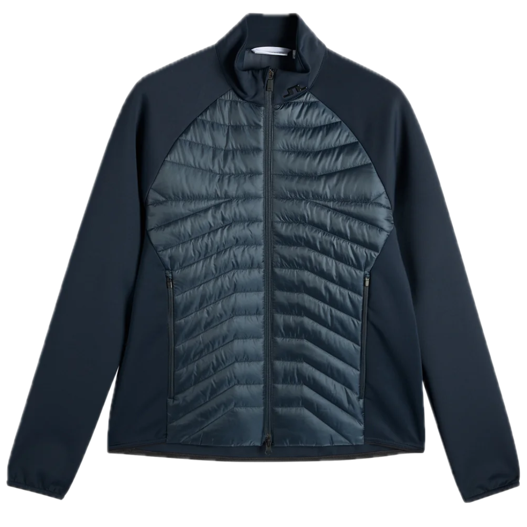 J.Lindeberg Veste Heyden Quilt Hybrid Jacket Bleu Marine - GolfCenter.fr