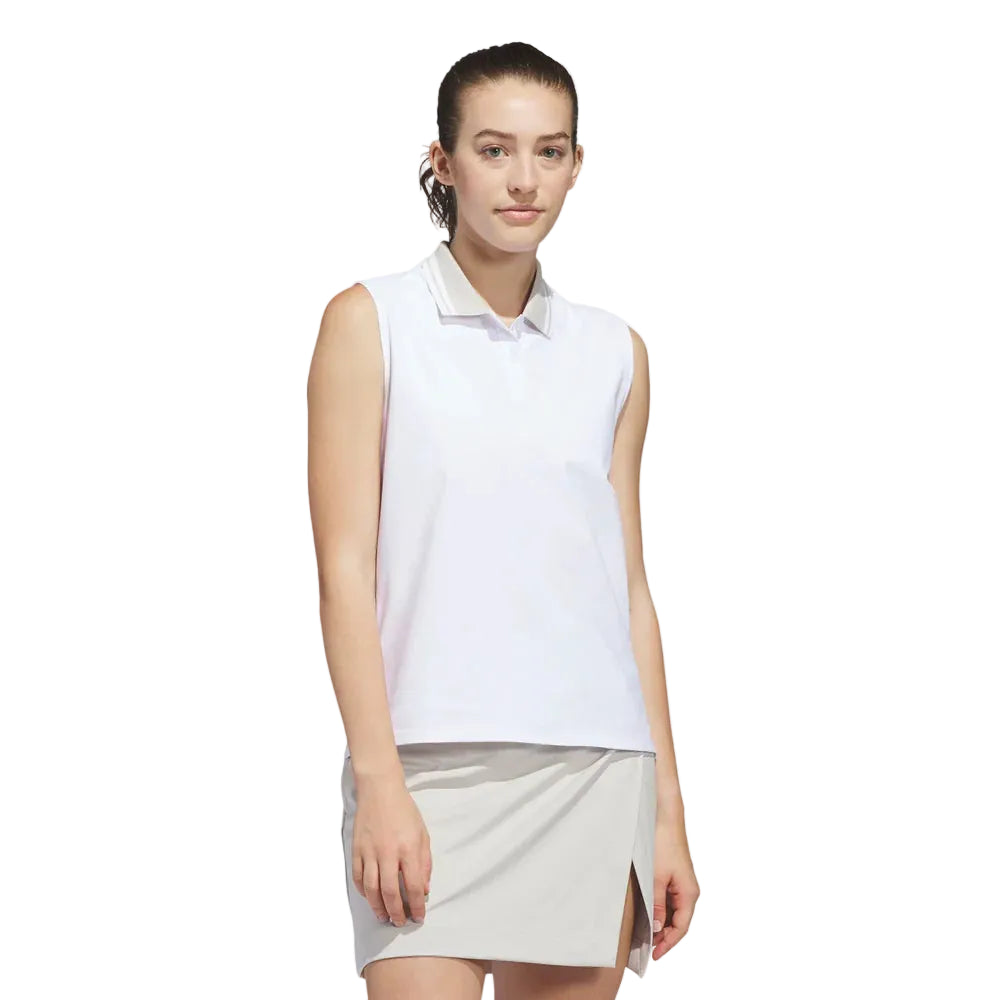 Adidas Polo de golf sans manches TWISTKNIT BEYOND THE COURSE - GolfCenter.fr