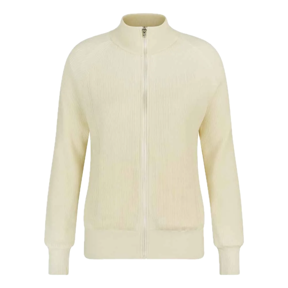 Ping Pull zippé en maille doublé Annette Femme Blanc Cassé - GolfCenter.fr