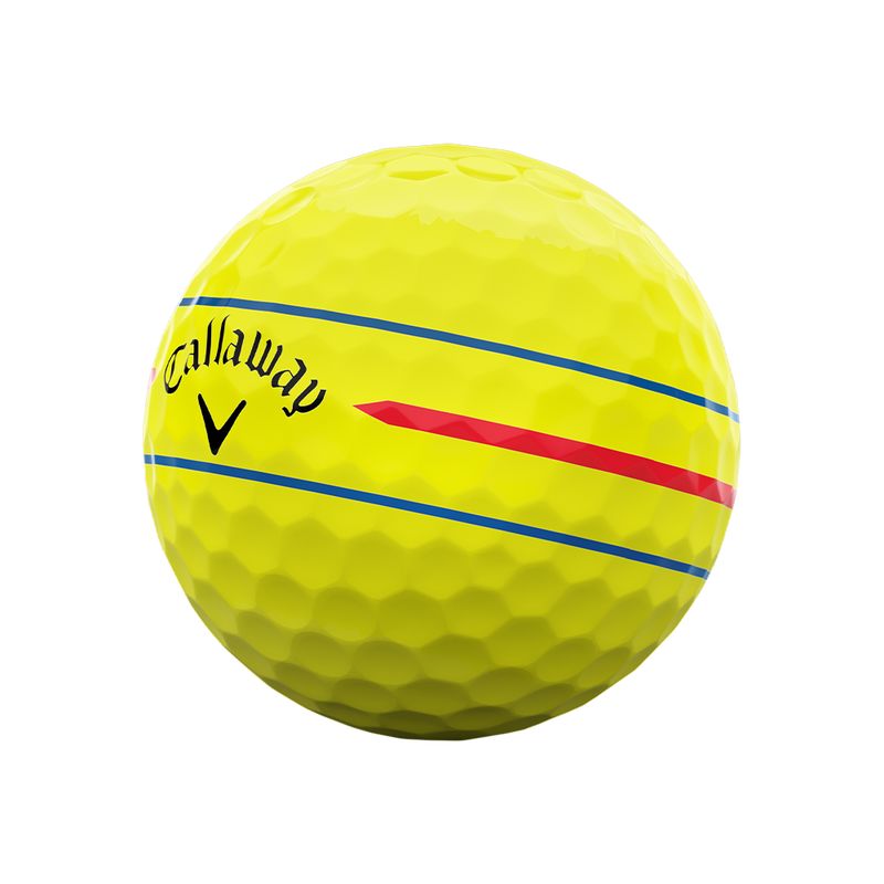 Callaway Balles Chrome Soft 360 Triple Track jaune 2026 (boite de 12)