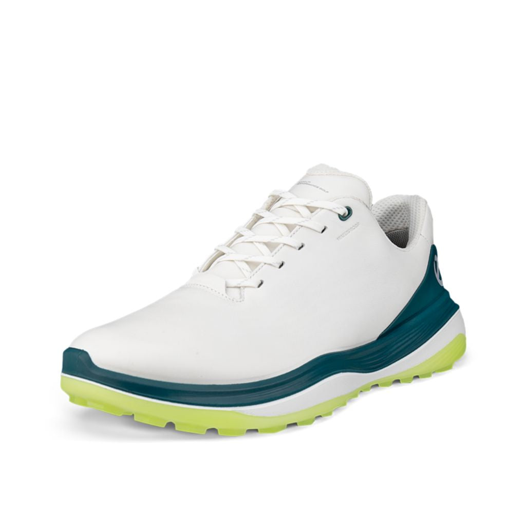 ECCO chaussure de golf M GOLF LT1 Blanche Vert Baygreen