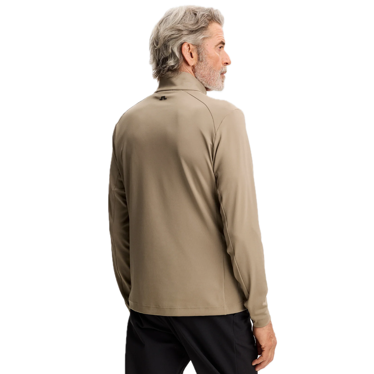 J.Lindeberg Pull Lassy Quarter Zip Mid Layer Brindle - GolfCenter.fr