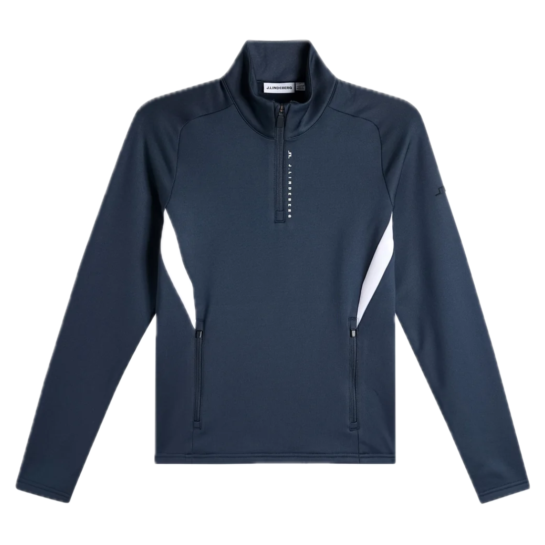 J.Lindeberg Mid-Layer Selena Quarter Zip Bleu Marine - GolfCenter.fr