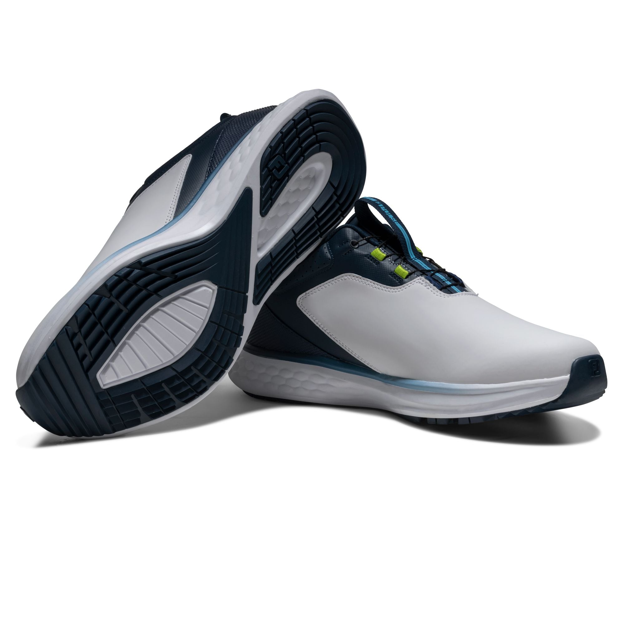 FootJoy Chaussure PULSE BOA blanche Marine Bleu