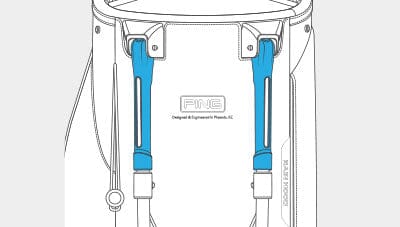 Ping Sac de golf Hoofer Lite 231 Gris Platinium Noir