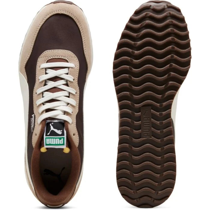 Puma  Chaussures de golf Helsinki G Fudge / Birch / Warm White - GolfCenter.fr
