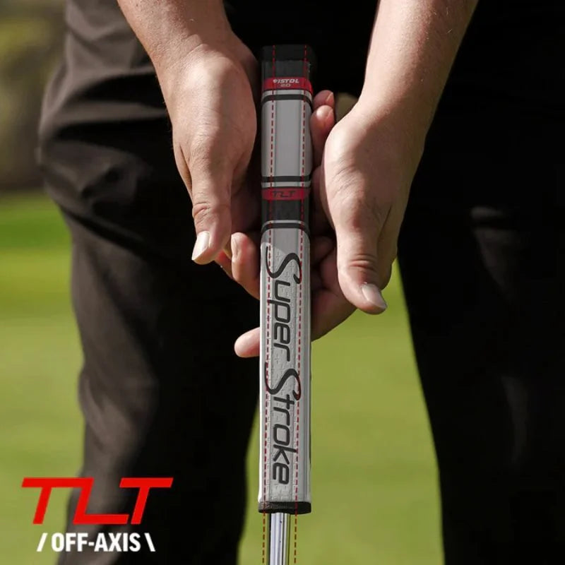 SuperStroke Grip Zenergy TLT Off-Axis Pistol 2.0 White/Silver - GolfCenter.fr