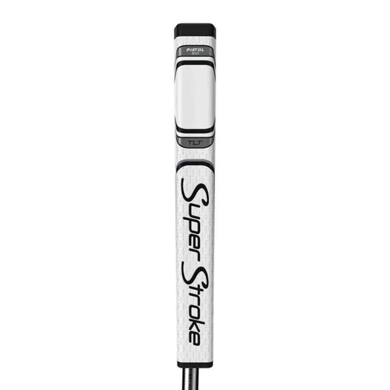 SuperStroke Grip Zenergy TLT Off-Axis Pistol 2.0 White/Silver - GolfCenter.fr