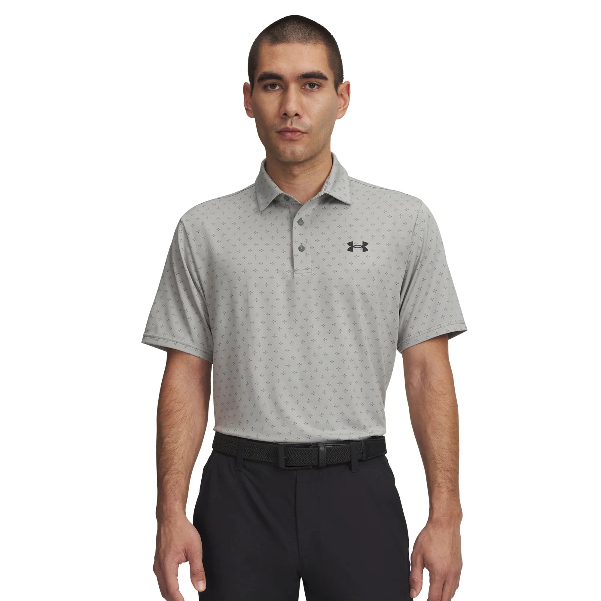 Under Armour Polo Homme Playoff 3.0 Imprimé ClayGreen