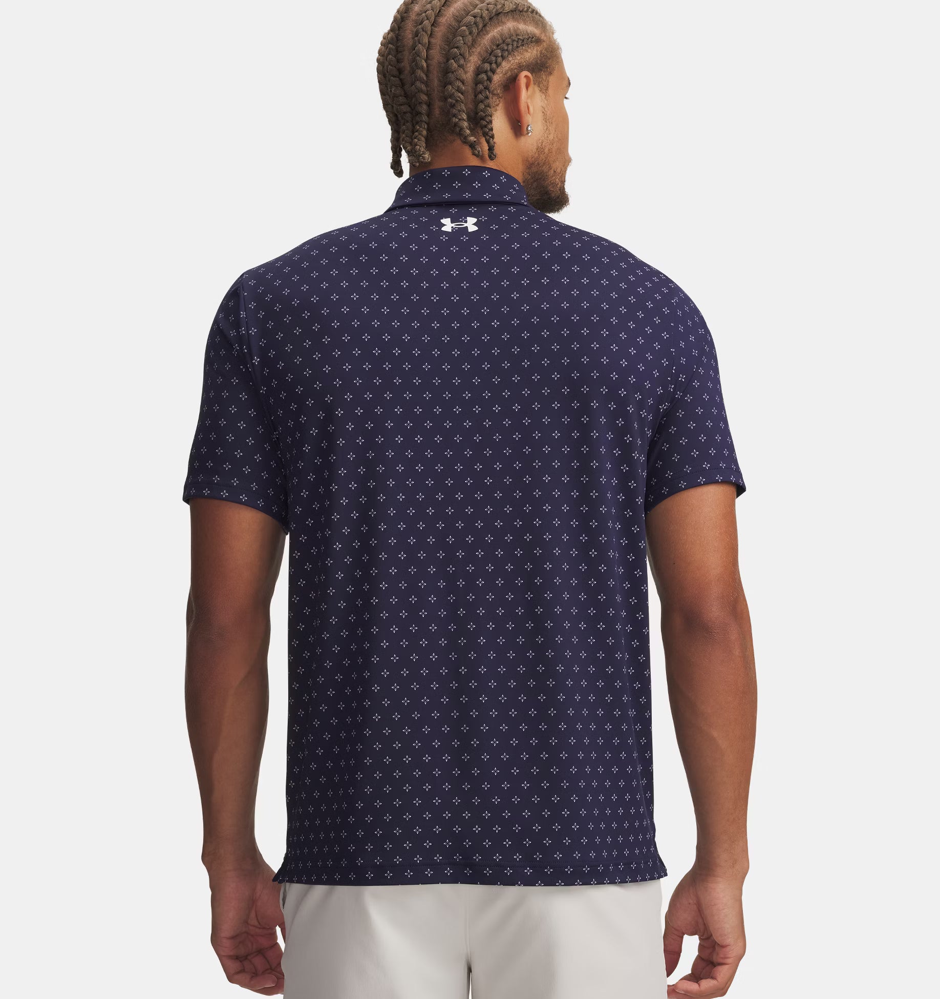 Under Armour Polo Homme Playoff 3.0 Imprimé Navy